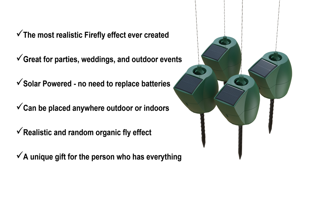 Flying Solar Powered Fireflies