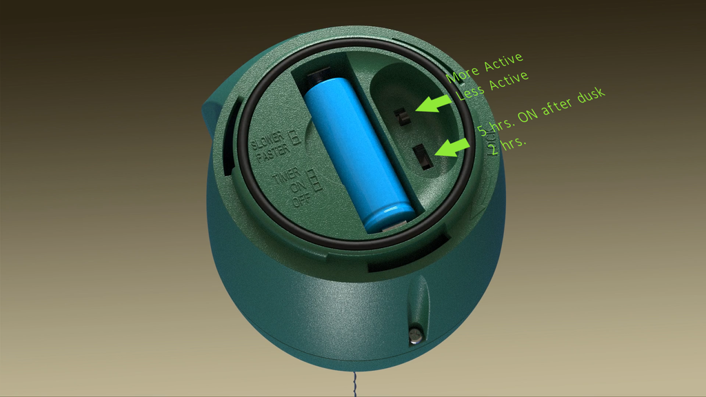 Flying Solar Powered Fireflies