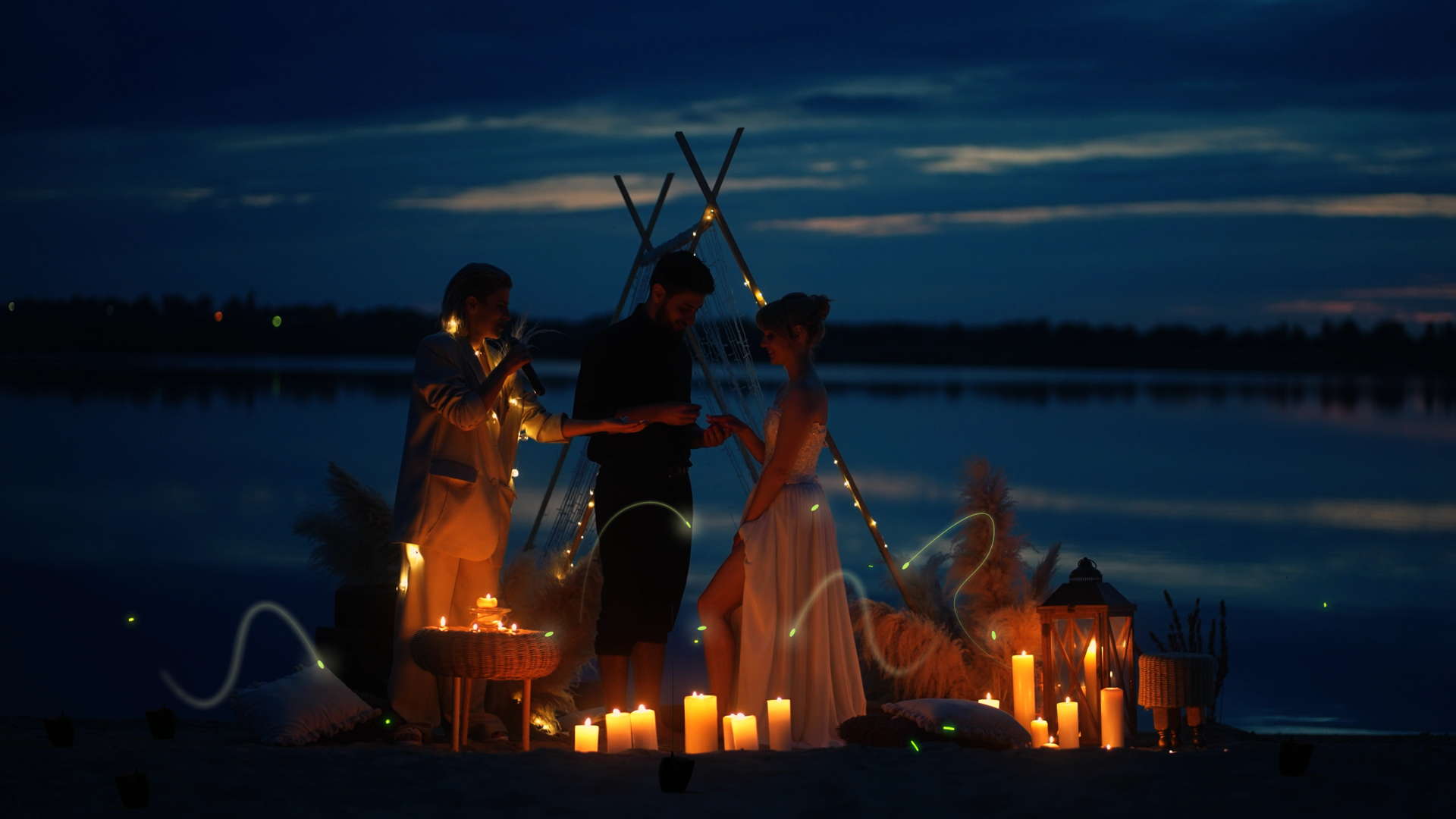 Flying Solar Powered Fireflies